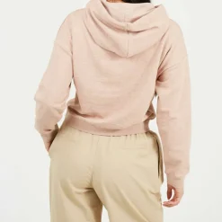Womens Cropped Hooded Sweatshirt