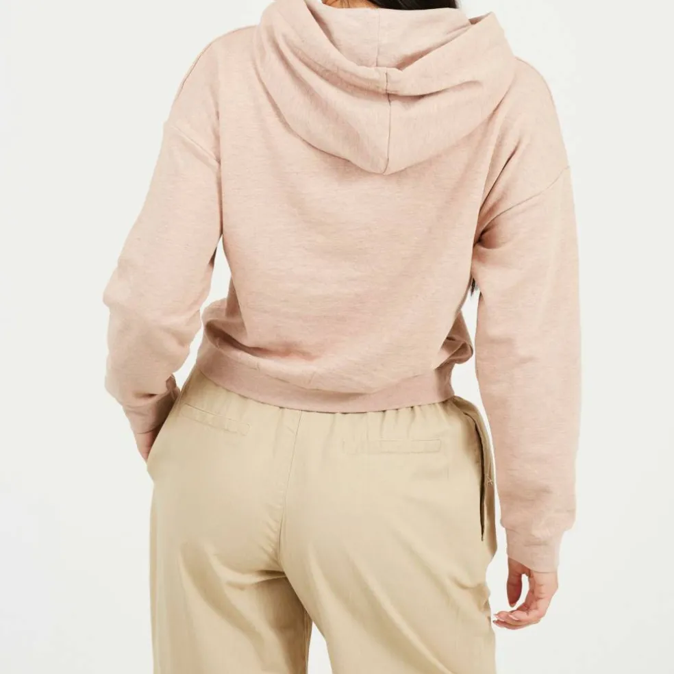 Womens Cropped Hooded Sweatshirt