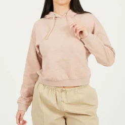 Womens Cropped Hooded Sweatshirt