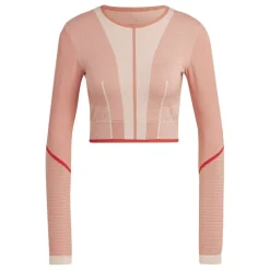 Women's Cropped Long-Sleeve Performance Gym Top