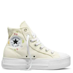 Women's Day One Pit Canvas High-Top Trainers