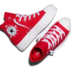 Women's Day One Pit Canvas High-Top Trainers