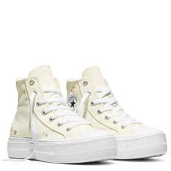 Women's Day One Pit Canvas High-Top Trainers