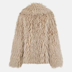 Women's Doodle Fur Oversized Teddy Coat