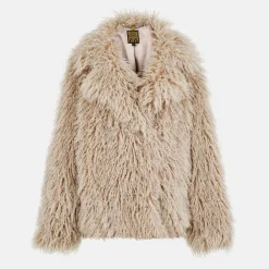 Women's Doodle Fur Oversized Teddy Coat