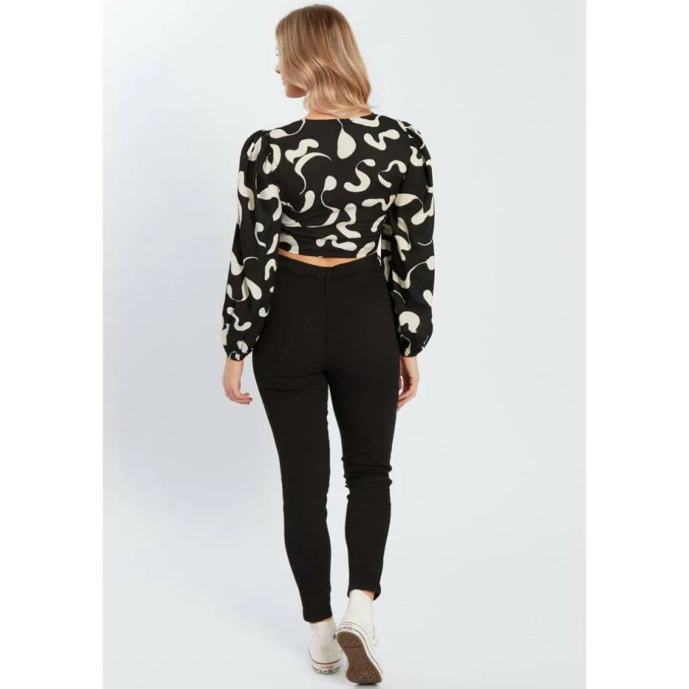 Women's Elastic Waist Jeggings