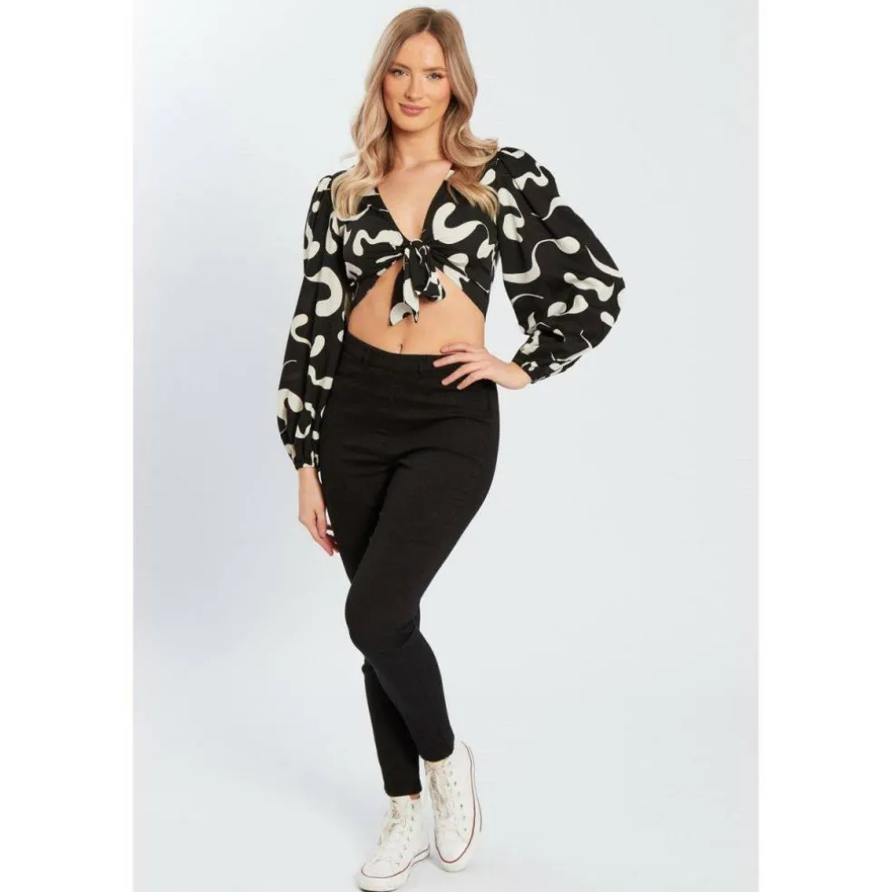 Women's Elastic Waist Jeggings