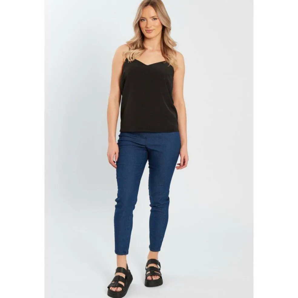 Women's Elastic Waist Jeggings