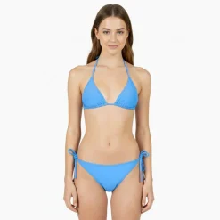 Women's Embroidered Tie Side Bikini Bottoms