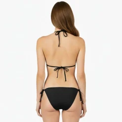 Women's Embroidered Tie Side Bikini Bottoms