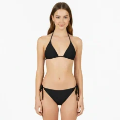 Women's Embroidered Tie Side Bikini Bottoms