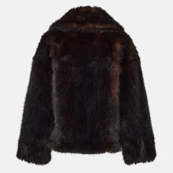 Women's Faux Fur Relaxed Fit Teddy Coat