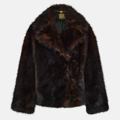 Women's Faux Fur Relaxed Fit Teddy Coat