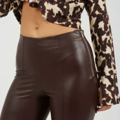 Womens Faux leather Trousers