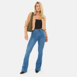 Women's Faux Suede Long Sleeve Biker Jacket