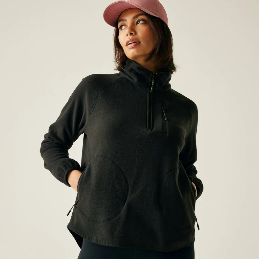 Womens Frankie Funnel Neck Fleece