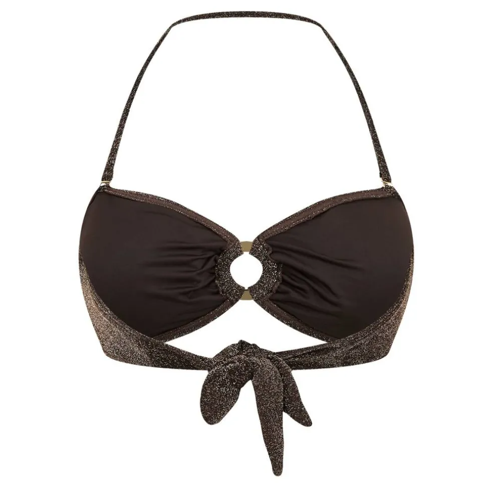 Women's Glitter Bandeau Bikini