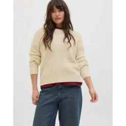 Women's Global Knitted Crew Neck Jumper