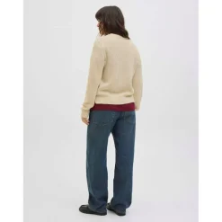Women's Global Knitted Crew Neck Jumper