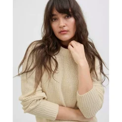 Women's Global Knitted Crew Neck Jumper