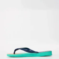 Women's Gold Yellow Flip Flops