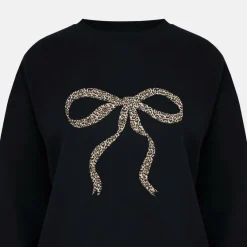 Women's Graphic Cotton Long Sleeve Crew Sweatshirt