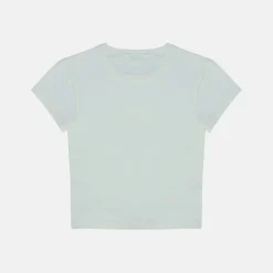 Women's Graphic Cotton Short Sleeve Crew Neck Print Crop Top
