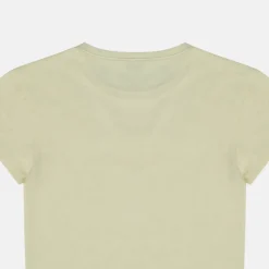 Women's Graphic Cotton Short Sleeve Crew Neck Print Crop Top