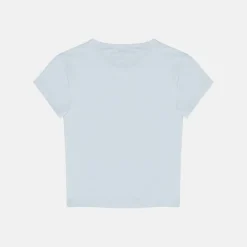 Women's Graphic Cotton Short Sleeve Crew Neck Print Crop Top