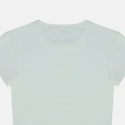 Women's Graphic Cotton Short Sleeve Crew Neck Print Crop Top