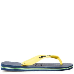 Women's Hav. Brasil Logo Ruby Red Flip Flops