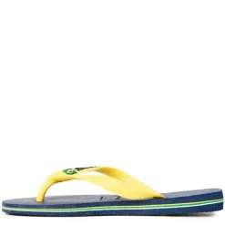 Women's Hav. Brasil Logo Ruby Red Flip Flops