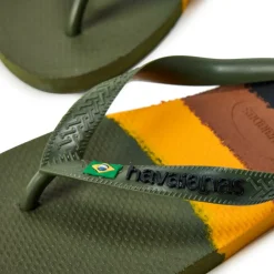 Women's Hav Brasil Tech Green Flip Flops