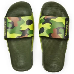 Women's Hav Slide Print Black Pink Paradis Flip Flops