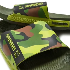 Women's Hav Slide Print Black Pink Paradis Flip Flops