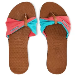 Women's Hav. You St Tropez Rust Flip Flops