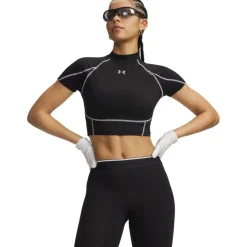 Womens HeatGear® Elite Short Sleeve Performance Gym Top