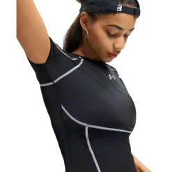 Womens HeatGear® Elite Short Sleeve Performance Gym Top