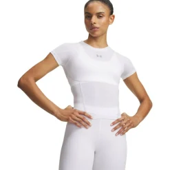 Womens HeatGear® Elite Short Sleeve Performance Gym Top
