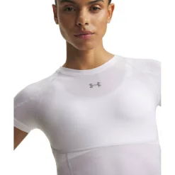 Womens HeatGear® Elite Short Sleeve Performance Gym Top