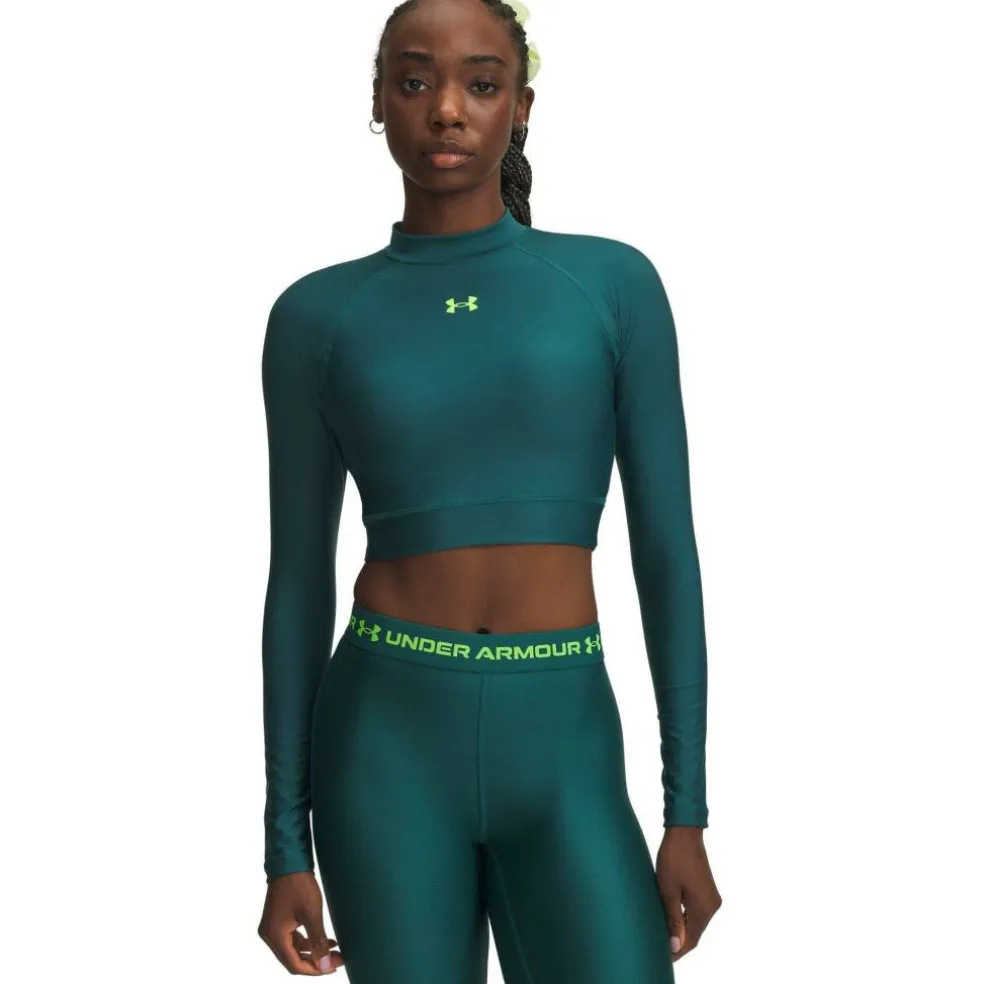 Womens HeatGear® Long Sleeve Performance Gym Top