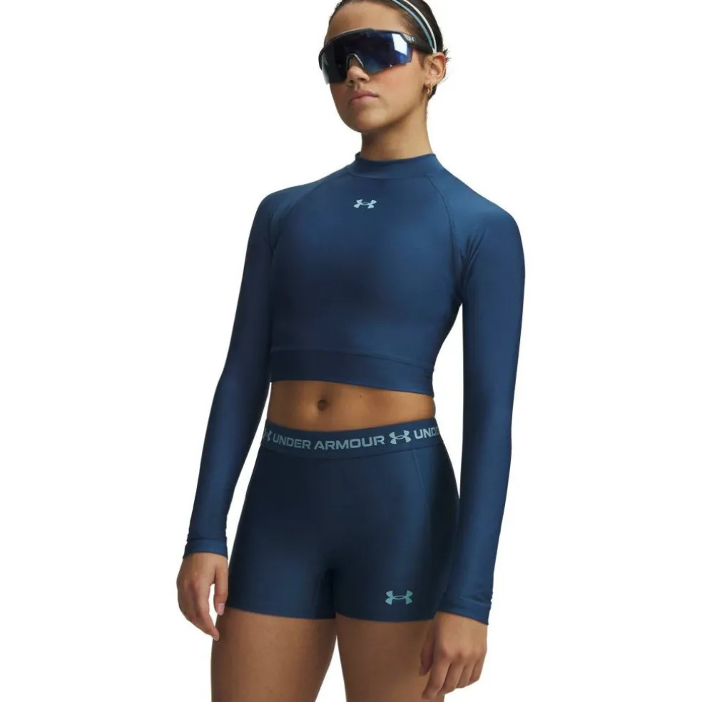 Womens HeatGear® Long Sleeve Performance Gym Top