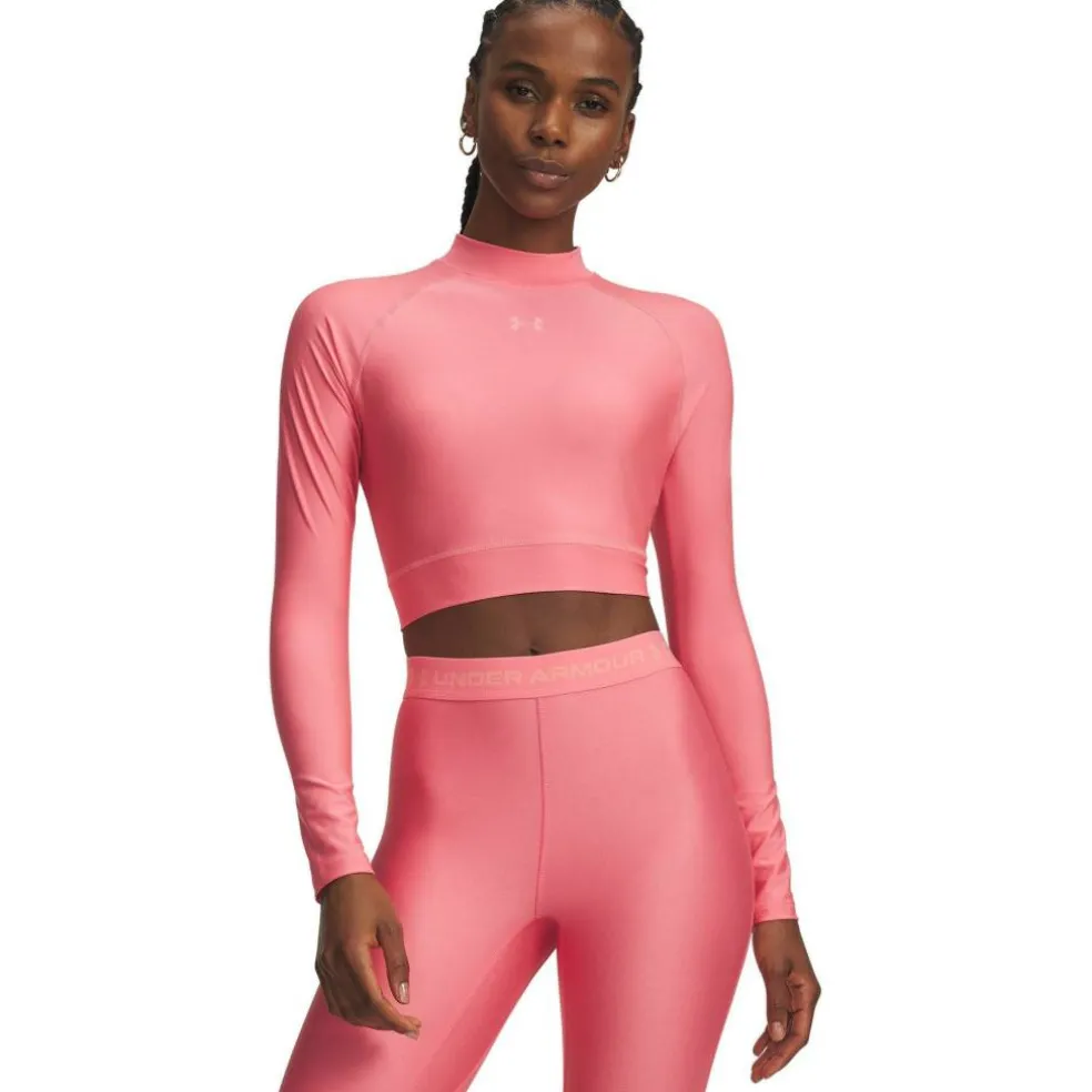 Womens HeatGear® Long Sleeve Performance Gym Top