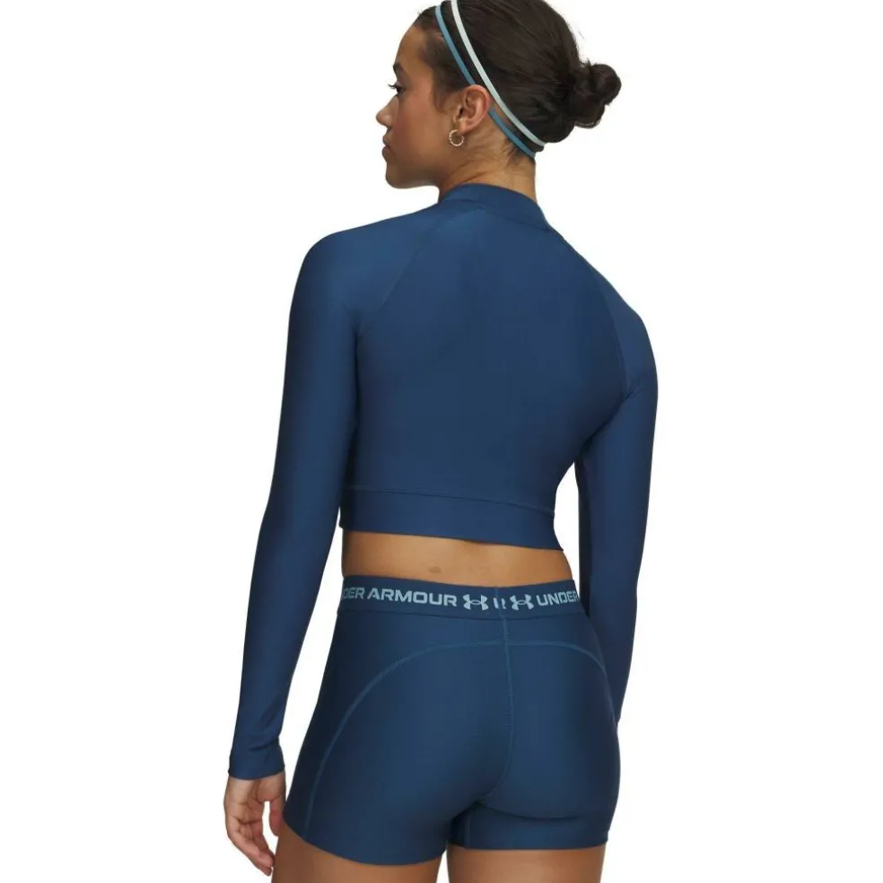 Womens HeatGear® Long Sleeve Performance Gym Top