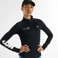 Women's Heat Grid Long-Sleeve Zip Running Top