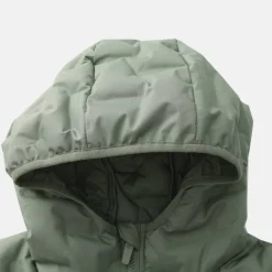 Women's Heat-Sealed Hooded Long Sleeve Hip Length Insulated Puffer Jacket
