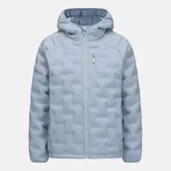 Women's Heat-Sealed Hooded Long Sleeve Hip Length Insulated Puffer Jacket
