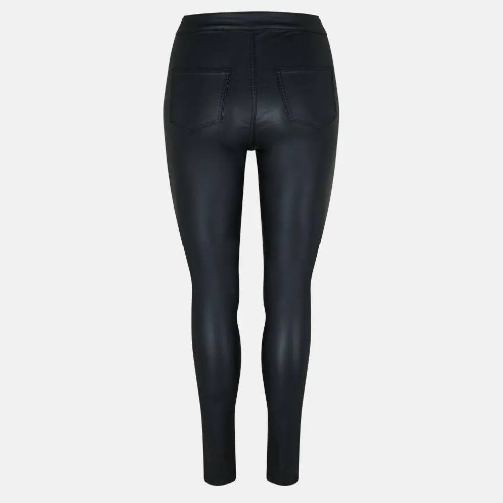 Women's Heavyweight Coated Skinny Trousers