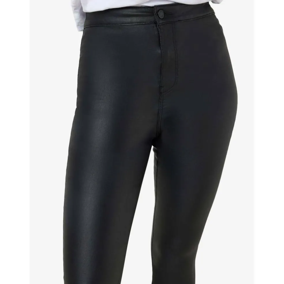 Women's Heavyweight Coated Skinny Trousers