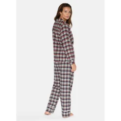 Women's Helga Check Long Sleeve Pyjama Set